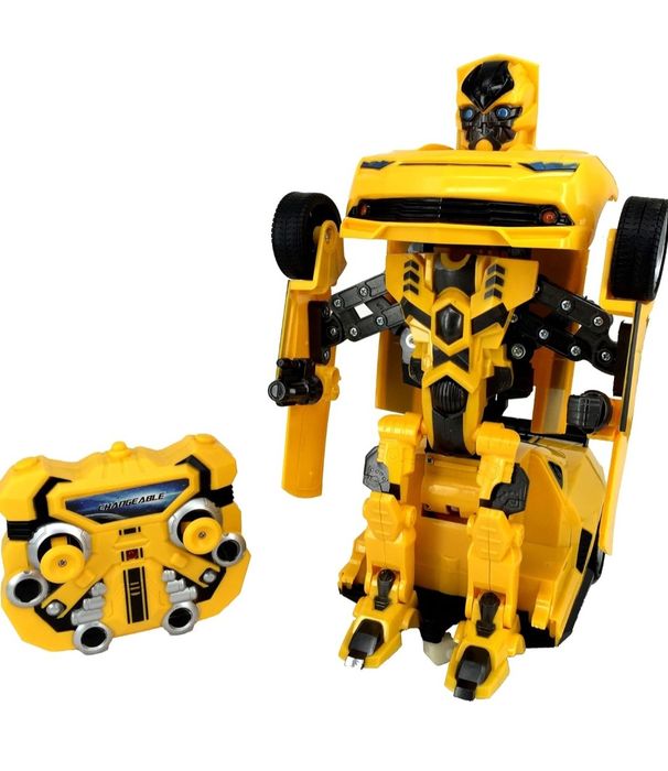 Трансформърс кола робот с дистанционно и акумулаторна батерия