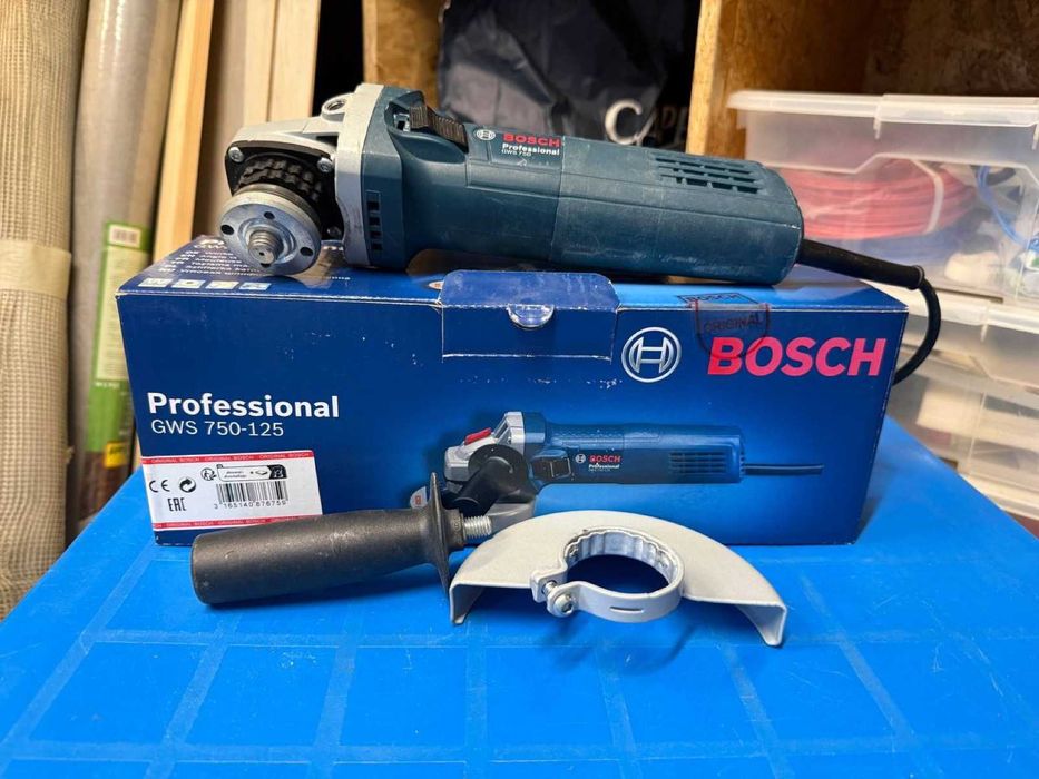 Polizor unghiular Bosch GWS 750-125 Professional 750W 125mm, cutie