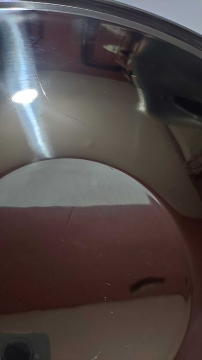 Уок тиган от неръждаема стомана с две дръжки