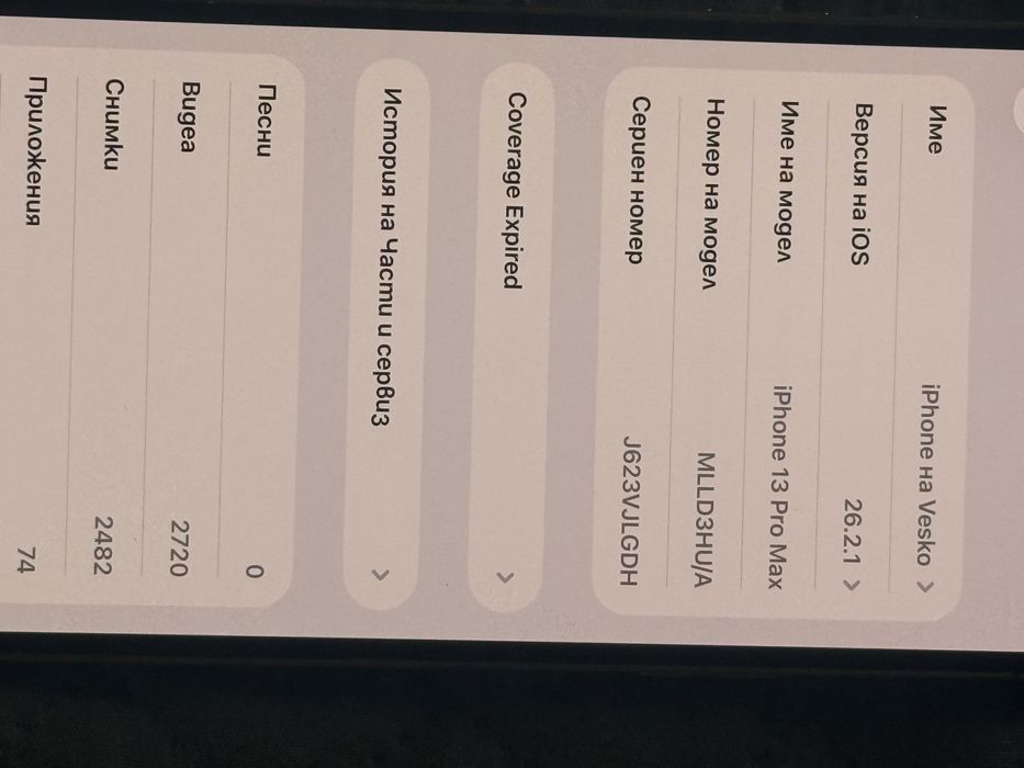 Iphone 13pro max 256gb