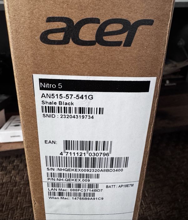 Acer Nitro 5 AN515‑57 GTX 1650, 16GB RAM, SSD 512GB – pentru piese