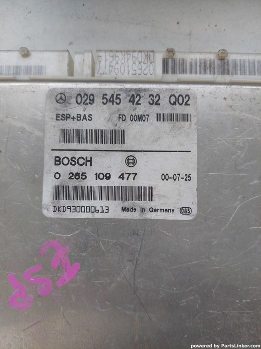 Calculator Ecu Mercedes-Benz A-Class W168 1997 - 2005 0295454232