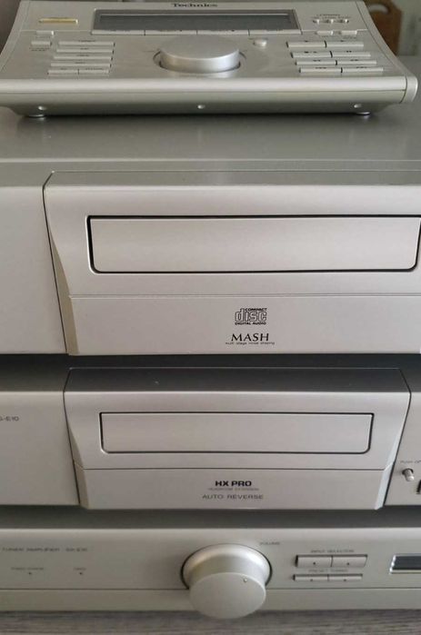 Technics / amplituner SA E10 / cd player SL E10 / deck RS E10