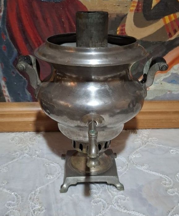 Самовары сувенир и угольный 1 литр