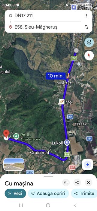 Teren intravilan zona Crainimat la stradă