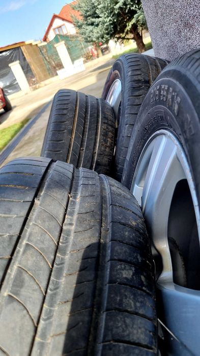 Roți aluminiu si cauciucuri michelin 205,,55, 16
