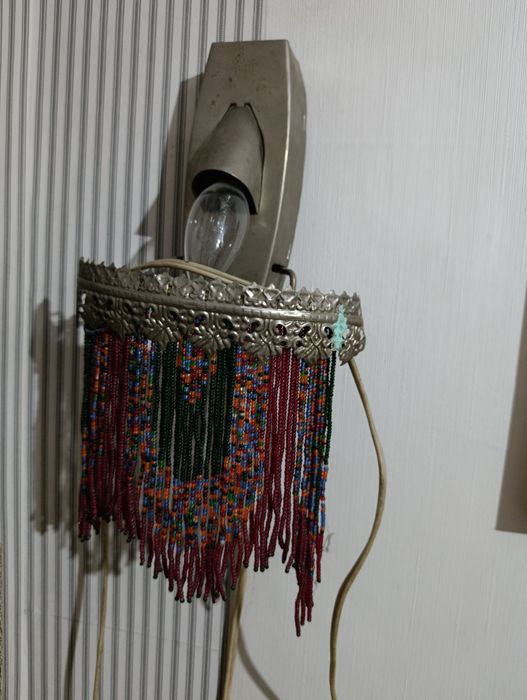 Светильник из бисера СССР винтаж редкость