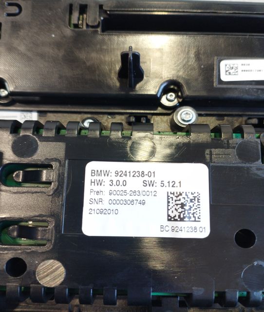 Comanda AC 9241238-01 BMW Seria 5 F10