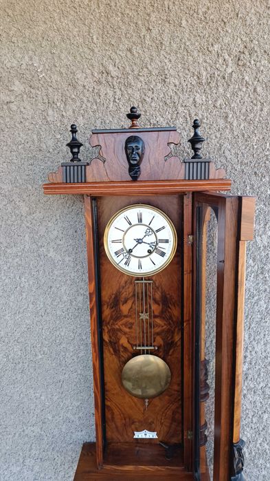 Голям стенен часовник - Carl Werner - Антика - 1900"г.