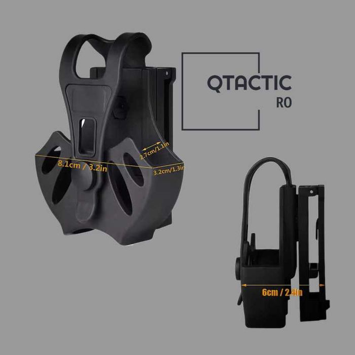 Toc premium catuse, polimer rezistent, rotire la 360°, prindere capsă