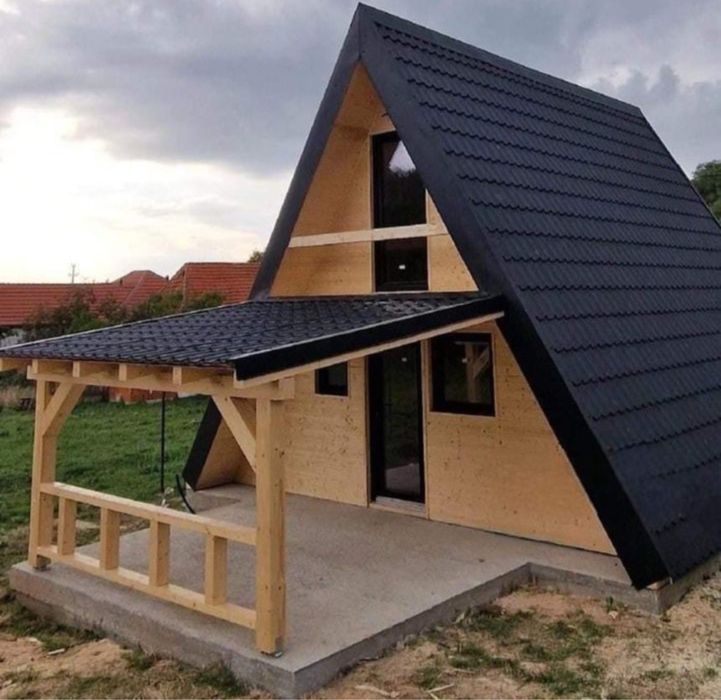 Executam cabane din lemn la cheie