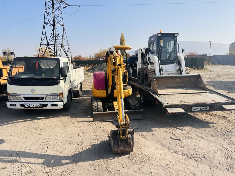 Услуги мини погрузчика, бобкат