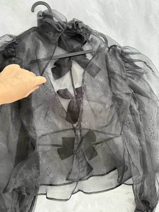 Bluza organza neagra