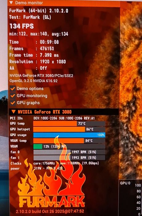 Видеокарта Rtx 3080 10gb