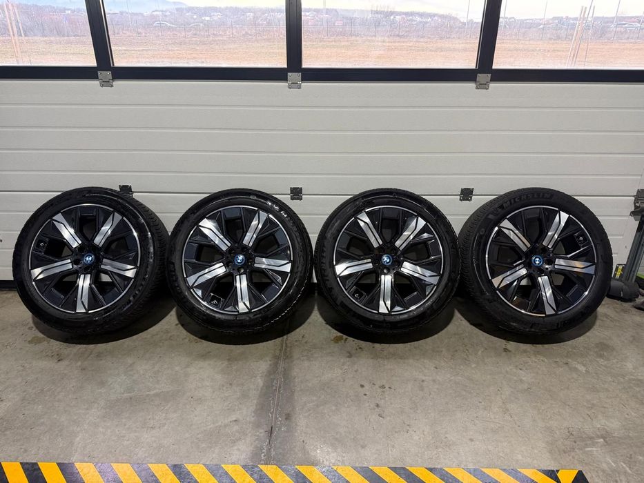 Jante Bmw iX 21 inch, originale, senzori presiune originali,anvelope iarna Michelin