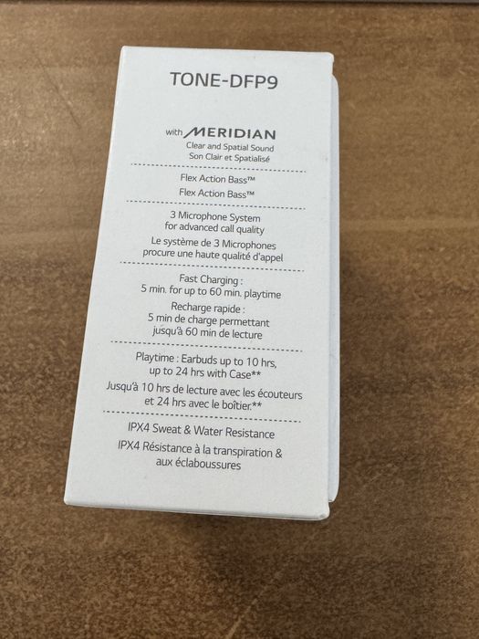 LG Tone free DFP9 / Originale / Black / Noi - Sigilate |