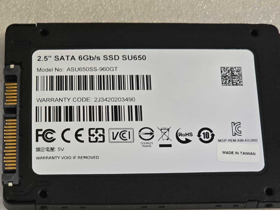Solid-State Drive (SSD) ADATA SU650 960GB SATA III 2.5"