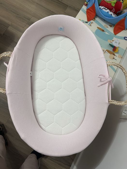 Set Cosulet Bebe Pentru Dormit & Salteluta Natural Ahoj Baby