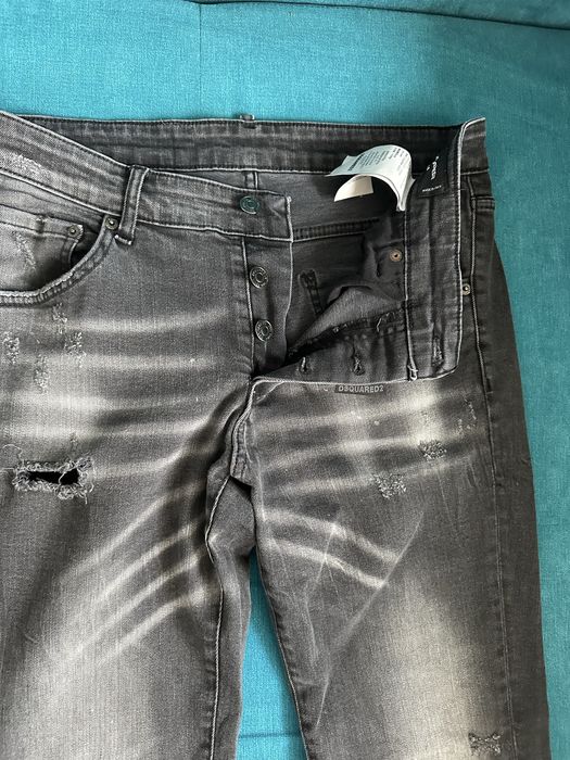 Дънки DSQUARED2 черни 2 броя ! Имам и сини!