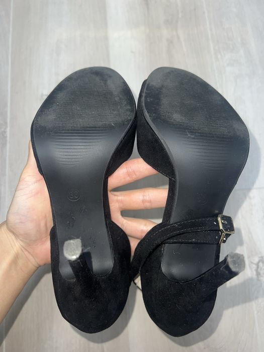 36 размер замша каблук 9 см