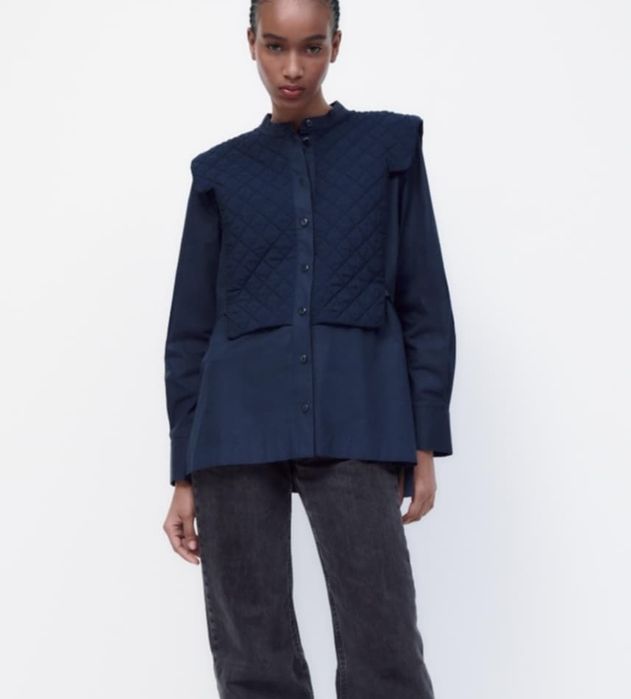 Нова комбинирана риза Зара