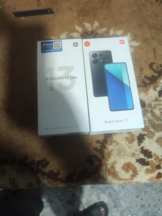 Redmi note 13 va Xiaomi 13 lite Karobkalari