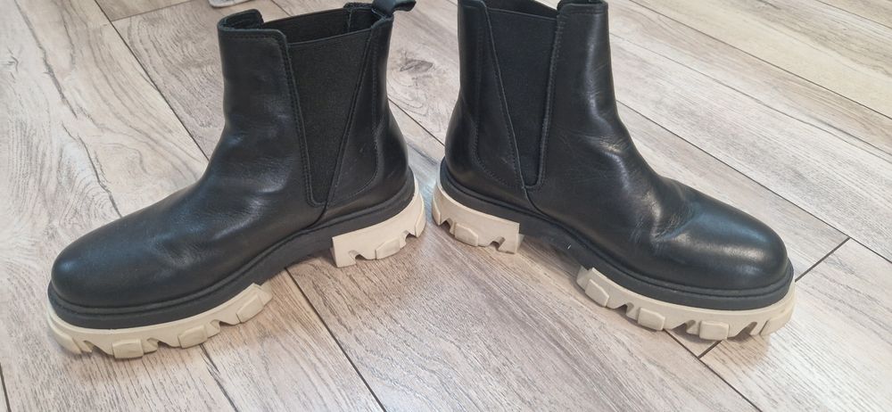 Боти естествена кожа, 38 номер