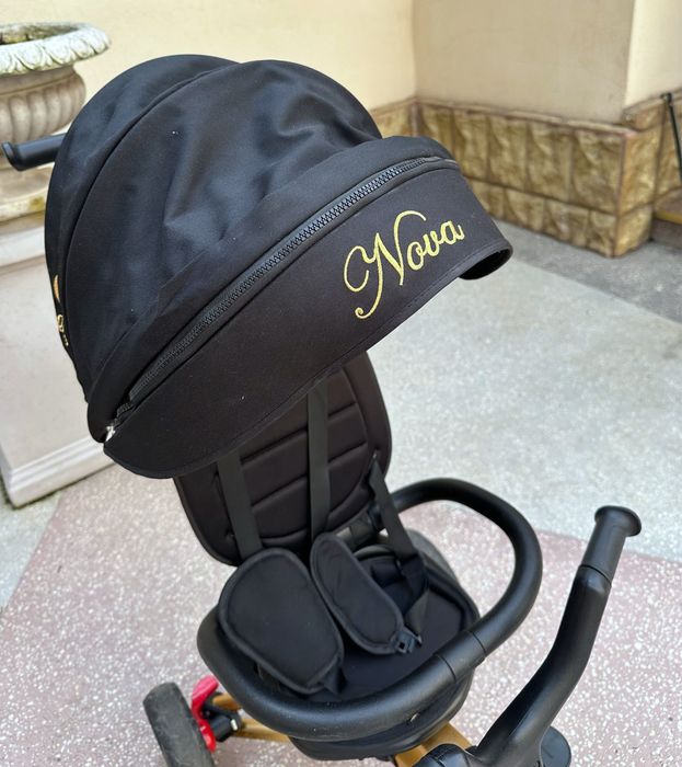 Tricicleta ultrapliabila Qplay Nova Rubber Gold Limited Edition