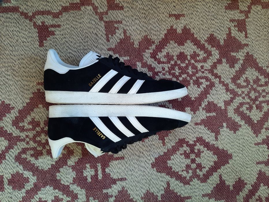 Adidas gazele alb negru
