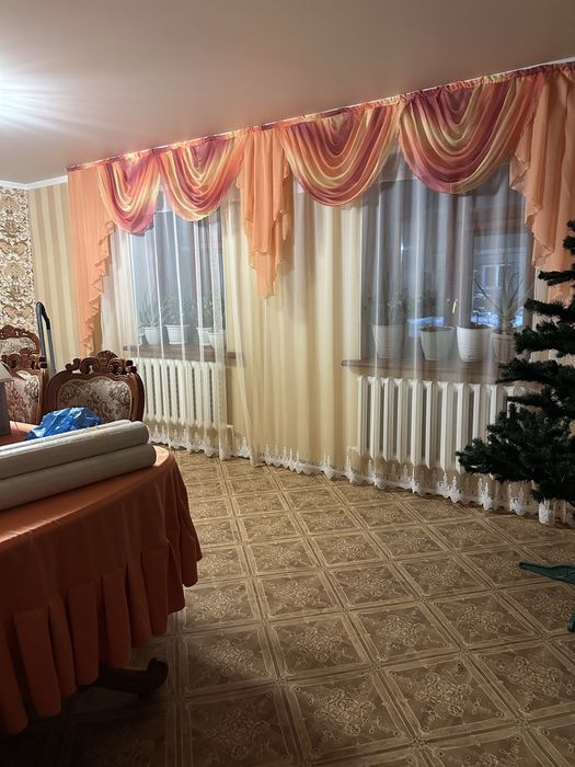 Продам тюль с ламбрекенами