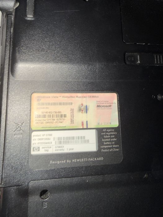 Ноутбук на запчасти