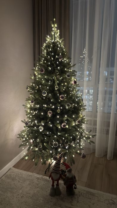 Елка новогодняя напольная 210 см