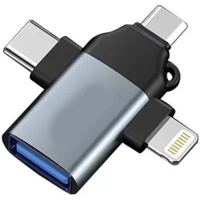 OTG USB-кабель-адаптер Lightning Type-C камера / Доставка 24/7