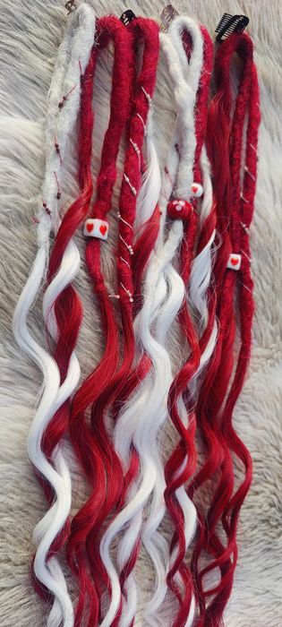 Cadou Alternativ Valentine’s | Set Dreadlocks Clip-on Artizanal