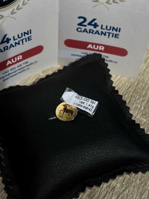 (Ag42) Medalion aur 18K 1.47gr B11355.6 2 Ani Garantie