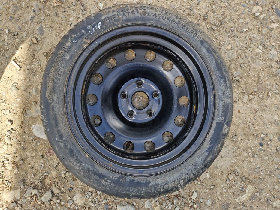 Roata de rezerva slim Volkswagen Golf 6 2010 T125/70R16