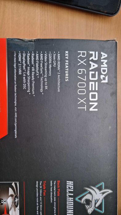 Видеокарта AMD Radeon RX6700 XT 12GB GDDR6