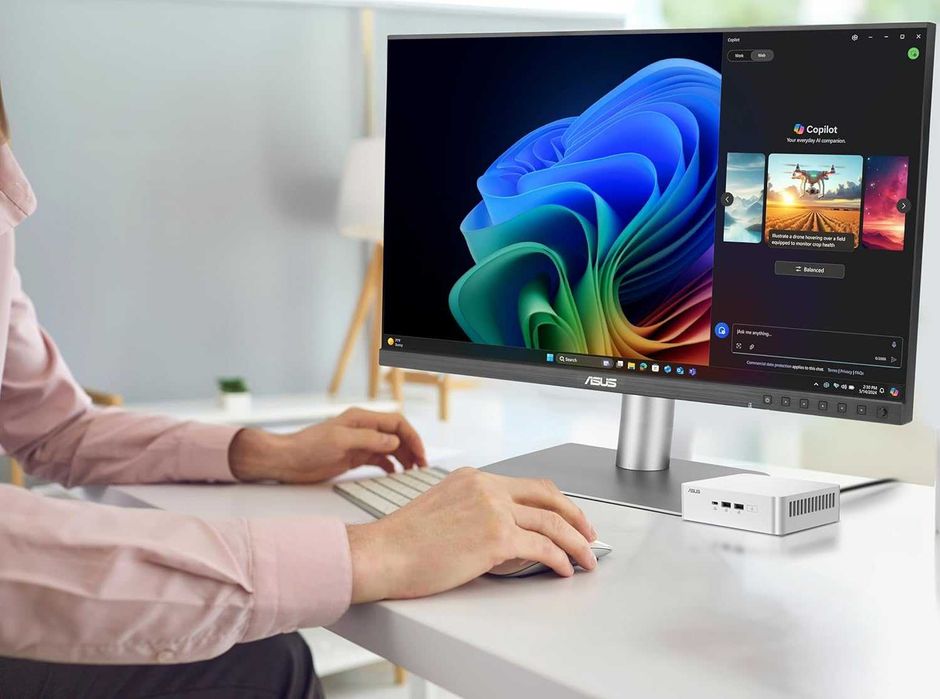 Мини Пк Mini Pc Asus Nuc 15 Pro + Core Ultra 7 255H 32Gb DDR5 1TB SSD