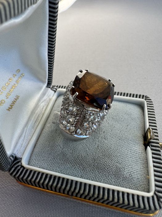 Inel din argint si cubic zirconia