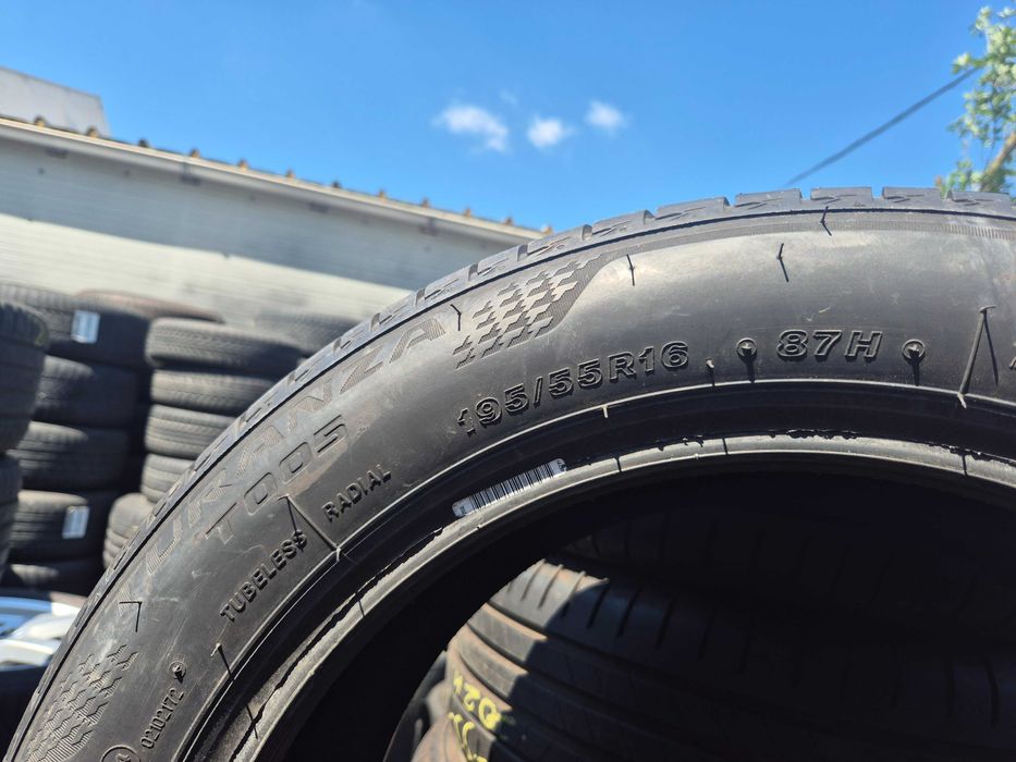4 Anvelope de VARA - 195/55/16 87H - Bridgestone Turanza T005 - Demo NOU - DOT 4324 !