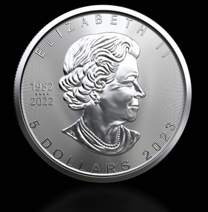 1 унция Сребърна монета Канадски Кленов Лист