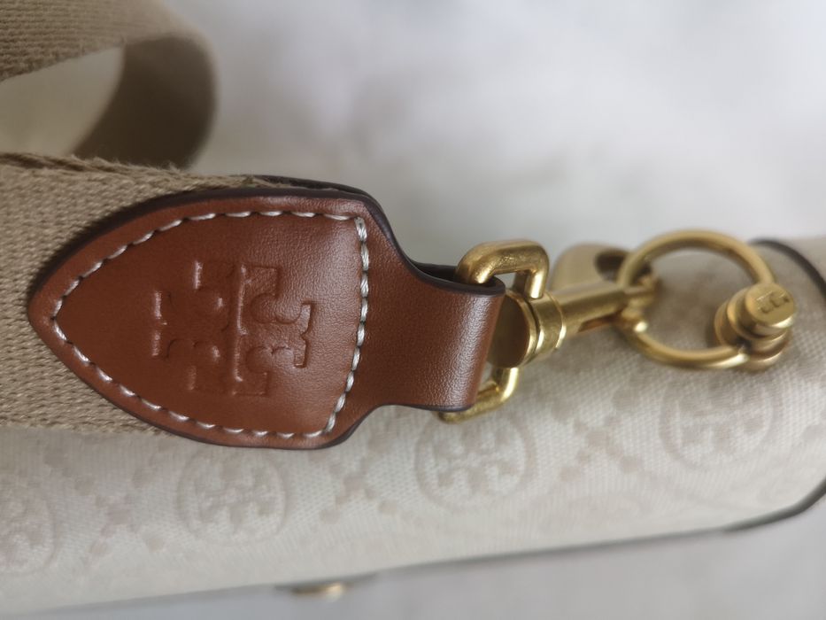 Tory Burch, чанта кожа и текстил.