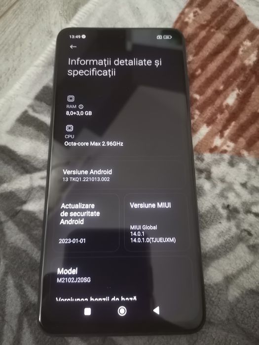 Xiaomi Poco X3 PRO, 256 GB, albastru, dual SIM