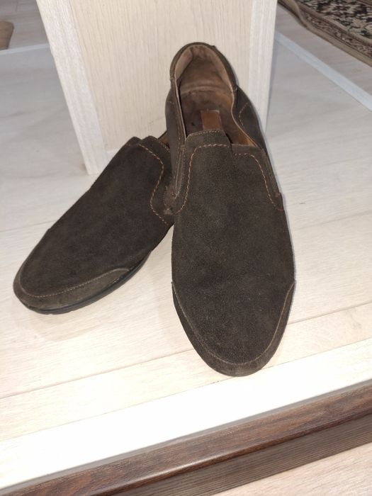 Мужской  мокасины  замшевий