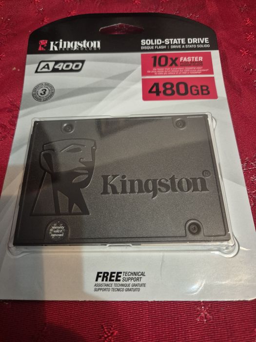 SSD Kingston 10 x faster, 480 GB