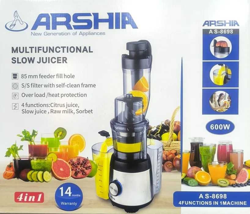 Шнековая соковыжималка Arshia 8698  / sokovijimalka