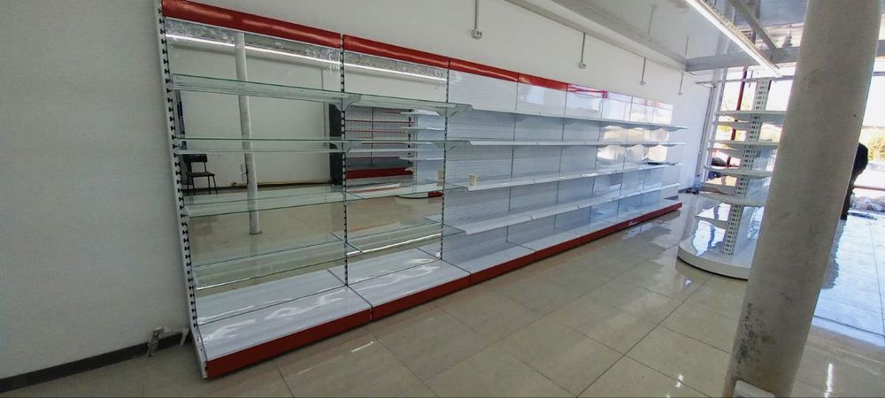 Кассовые стеллажи , прикассовые стелажи , Ғазна стилаж , stilaj