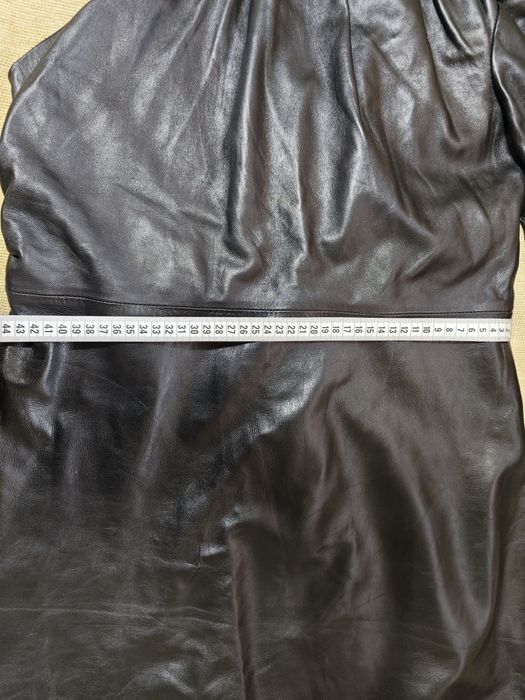 Страхотна рокля от естествена кожа ZARA, размер XL