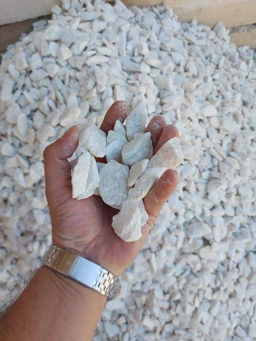 Spartură de Marmură Albă/Praf de Marmură Alb/PiatrăNaturalăDecorativă