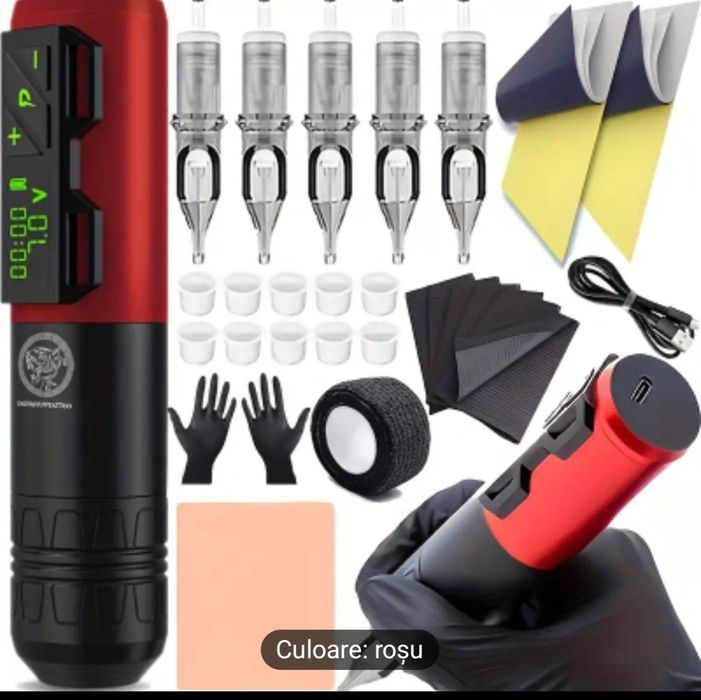 Kit complet de tatuat